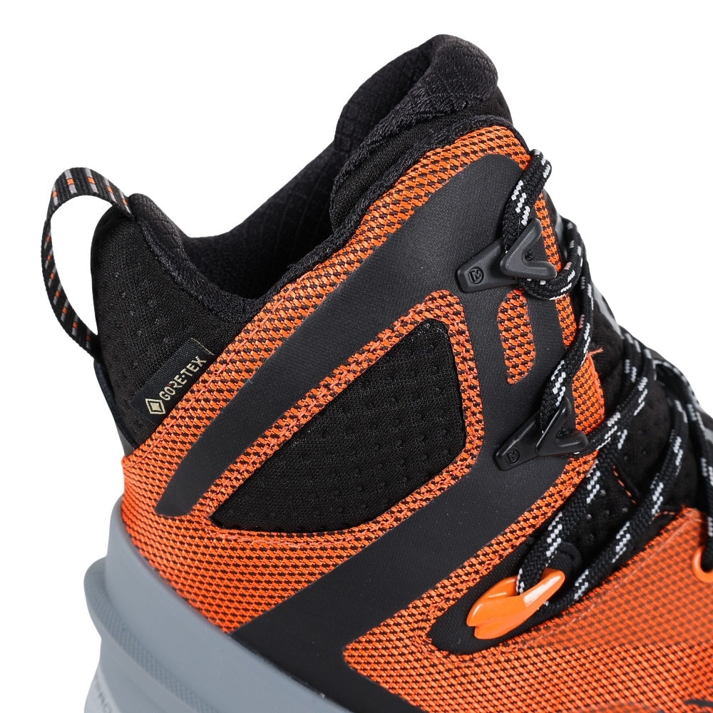 メレル（MERRELL）（メンズ）トレッキングシューズ ハイカット 登山靴 ローグ ハイカー ミッド ゴアテックス 037147 ORANGE オレンジ ビブラムソール