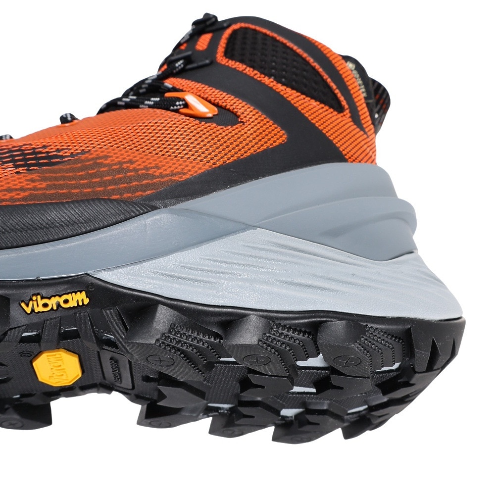 メレル（MERRELL）（メンズ）トレッキングシューズ ハイカット 登山靴 ローグ ハイカー ミッド ゴアテックス 037147 ORANGE オレンジ ビブラムソール