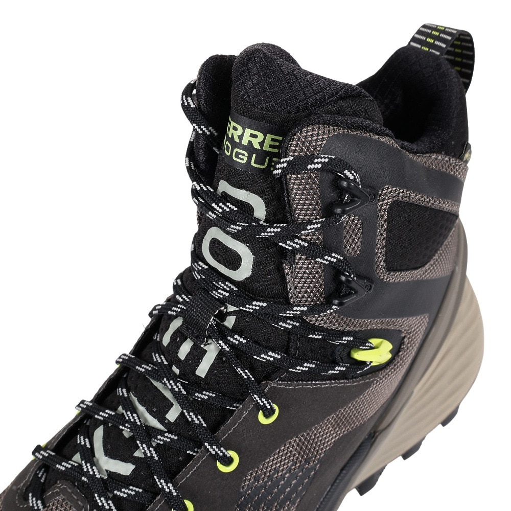 メレル（MERRELL）（メンズ）トレッキングシューズ ハイカット 登山靴 ローグ ハイカー ミッド ゴアテックス 037159 BOULDER ボウルダー ビブラムソール