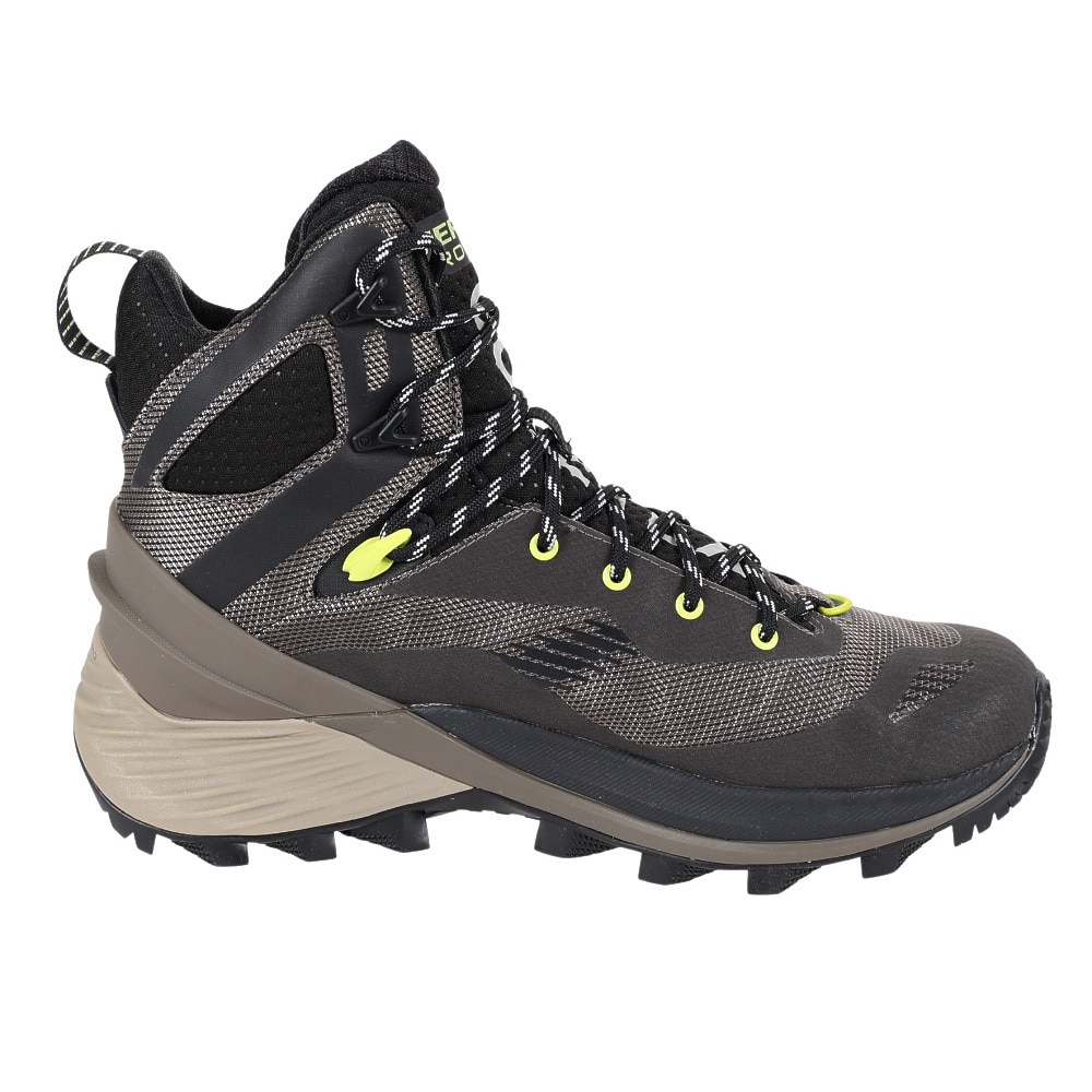 メレル（MERRELL）（メンズ）トレッキングシューズ ハイカット 登山靴 ローグ ハイカー ミッド ゴアテックス 037159 BOULDER ボウルダー ビブラムソール