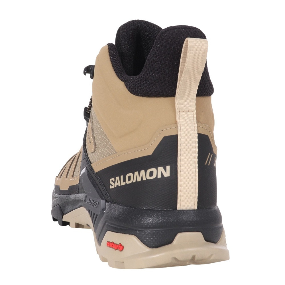 サロモン（SALOMON）（メンズ）ゴアテックス トレッキングシューズ ハイカット 登山靴 エックス ウルトラ 4 ミッド KE L41294100 ベージュ