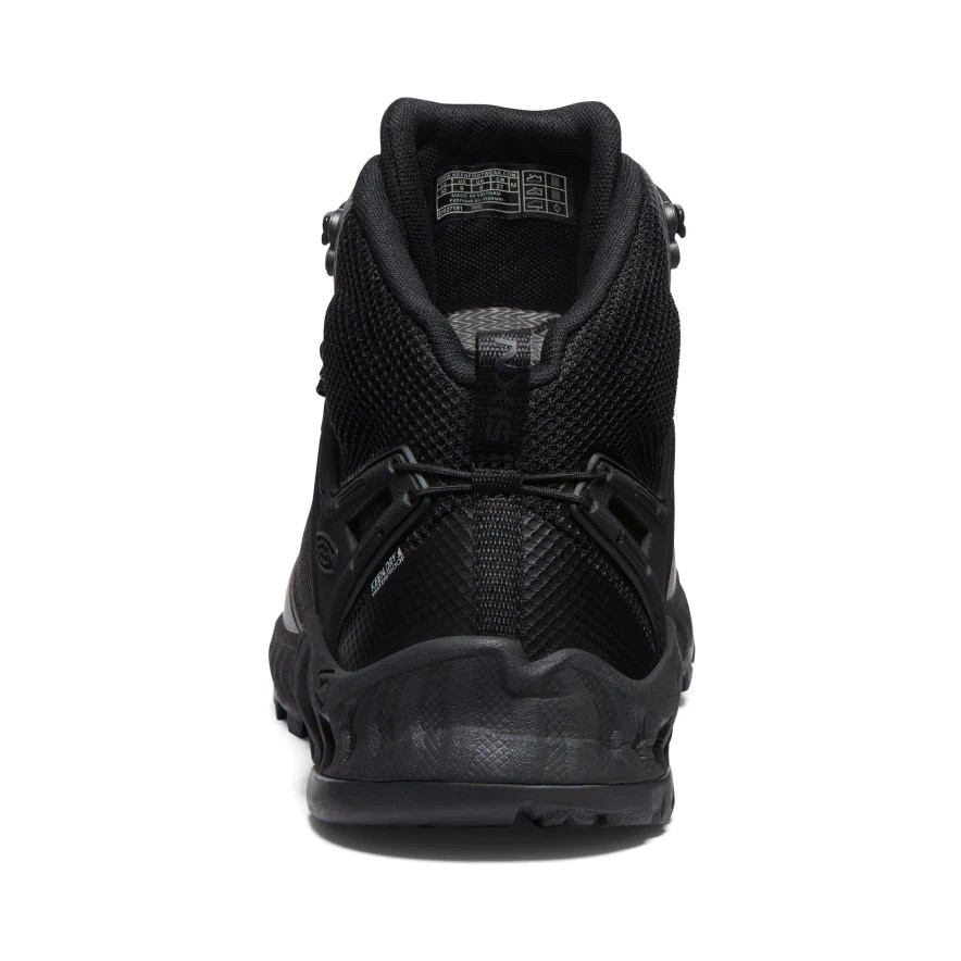 キーン（KEEN）（メンズ）トレッキングシューズ ネクシス エヴォ ミッド ウォータープルーフ 防水ハイキングシューズ 1027191 ブラック 登山靴