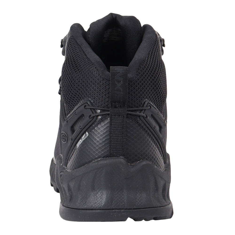 キーン（KEEN）（メンズ）トレッキングシューズ ネクシス エヴォ ミッド ウォータープルーフ 防水ハイキングシューズ 1027191 ブラック 登山靴