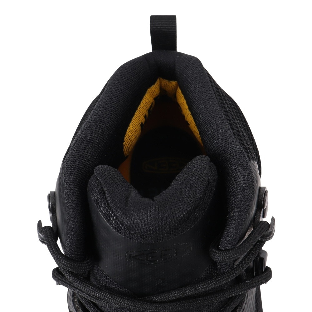 キーン（KEEN）（メンズ）トレッキングシューズ ネクシス エヴォ ミッド ウォータープルーフ 防水ハイキングシューズ 1027191 ブラック 登山靴