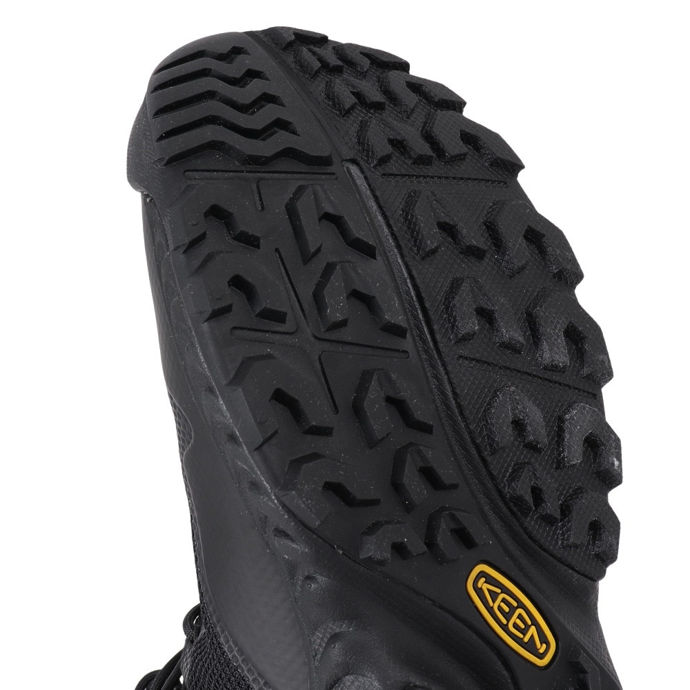 キーン（KEEN）（メンズ）トレッキングシューズ ネクシス エヴォ ミッド ウォータープルーフ 防水ハイキングシューズ 1027191 ブラック 登山靴