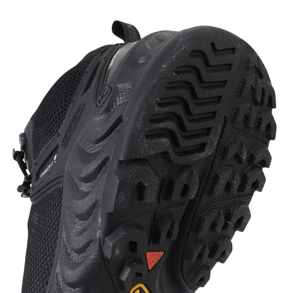 キーン（KEEN）（メンズ）トレッキングシューズ ネクシス エヴォ ミッド ウォータープルーフ 防水ハイキングシューズ 1027191 ブラック 登山靴