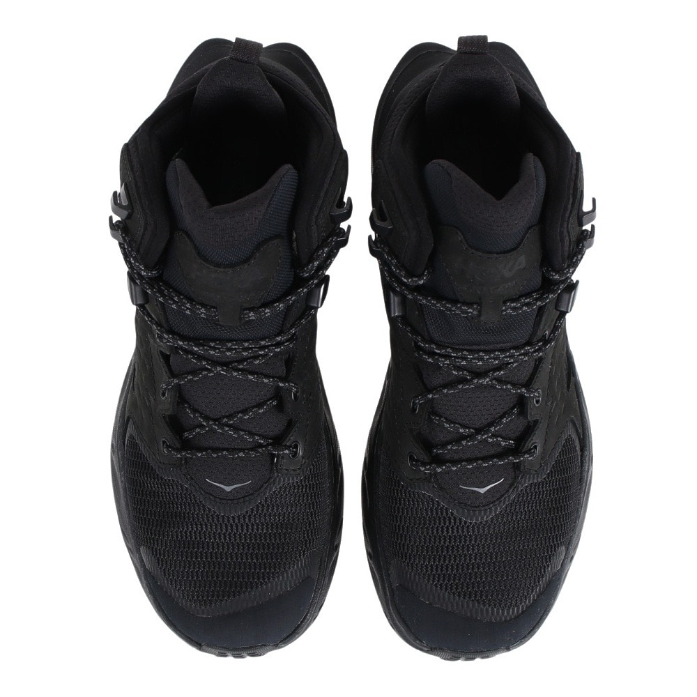 ホカ（HOKA）（メンズ）ゴアテックス トレッキングシューズ ミドルカット 登山靴 アナカパ 2 ミッド GTX 1141633-BBLC ブラック