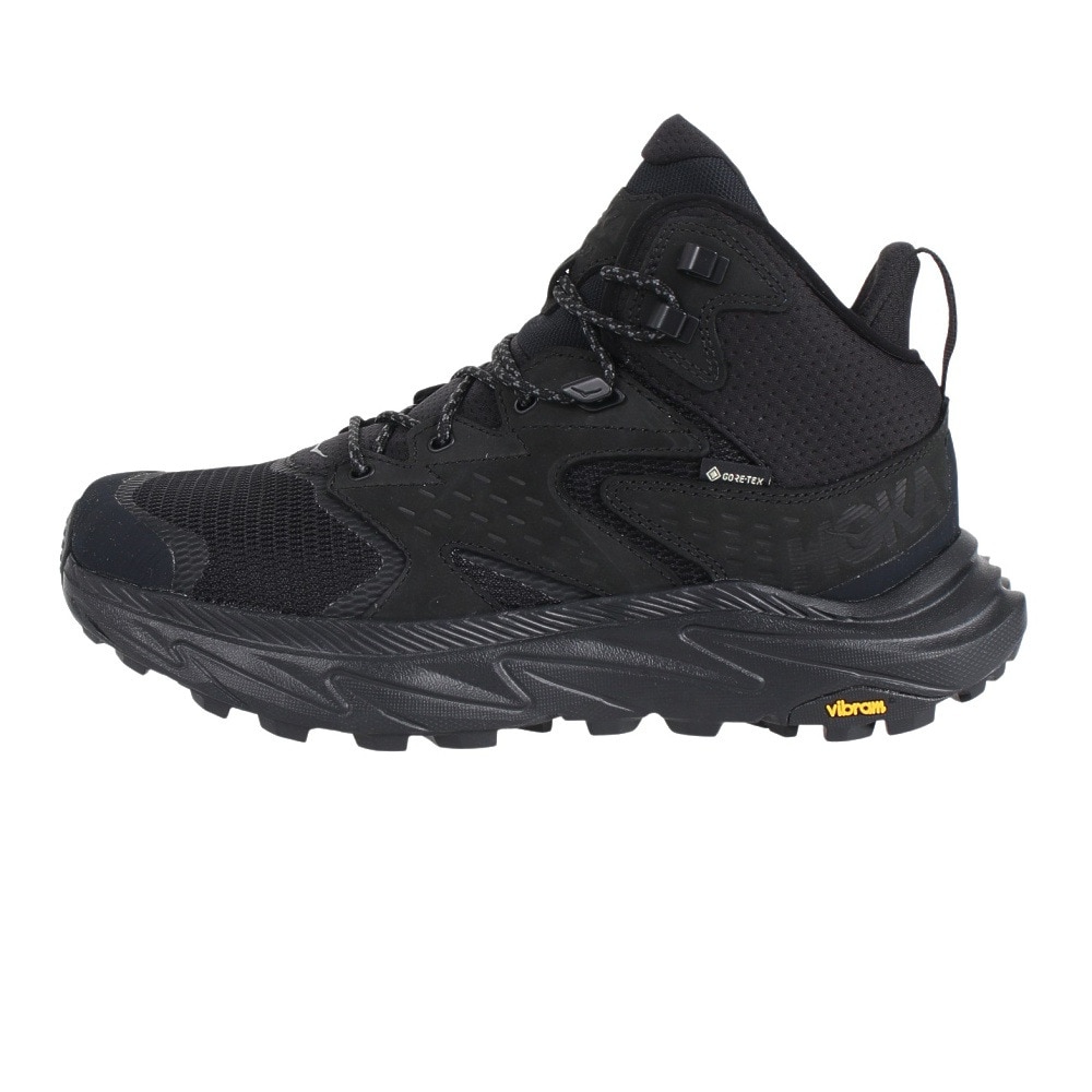 ホカ（HOKA）（メンズ）トレッキングシューズ ミドルカット 登山靴 アナカパ 2 ミッド GTX 1141633-BBLC ブラック