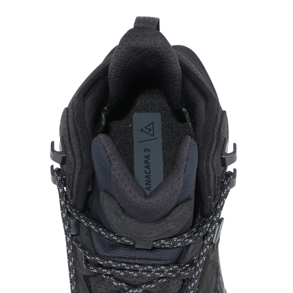 ホカ（HOKA）（メンズ）ゴアテックス トレッキングシューズ ミドルカット 登山靴 アナカパ 2 ミッド GTX 1141633-BBLC ブラック