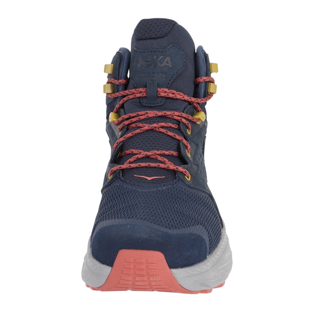 ホカ（HOKA）（メンズ）ゴアテックス トレッキングシューズ ミドルカット 登山靴 アナカパ 2 ミッド GTX 1141633-OSGR ネイビー