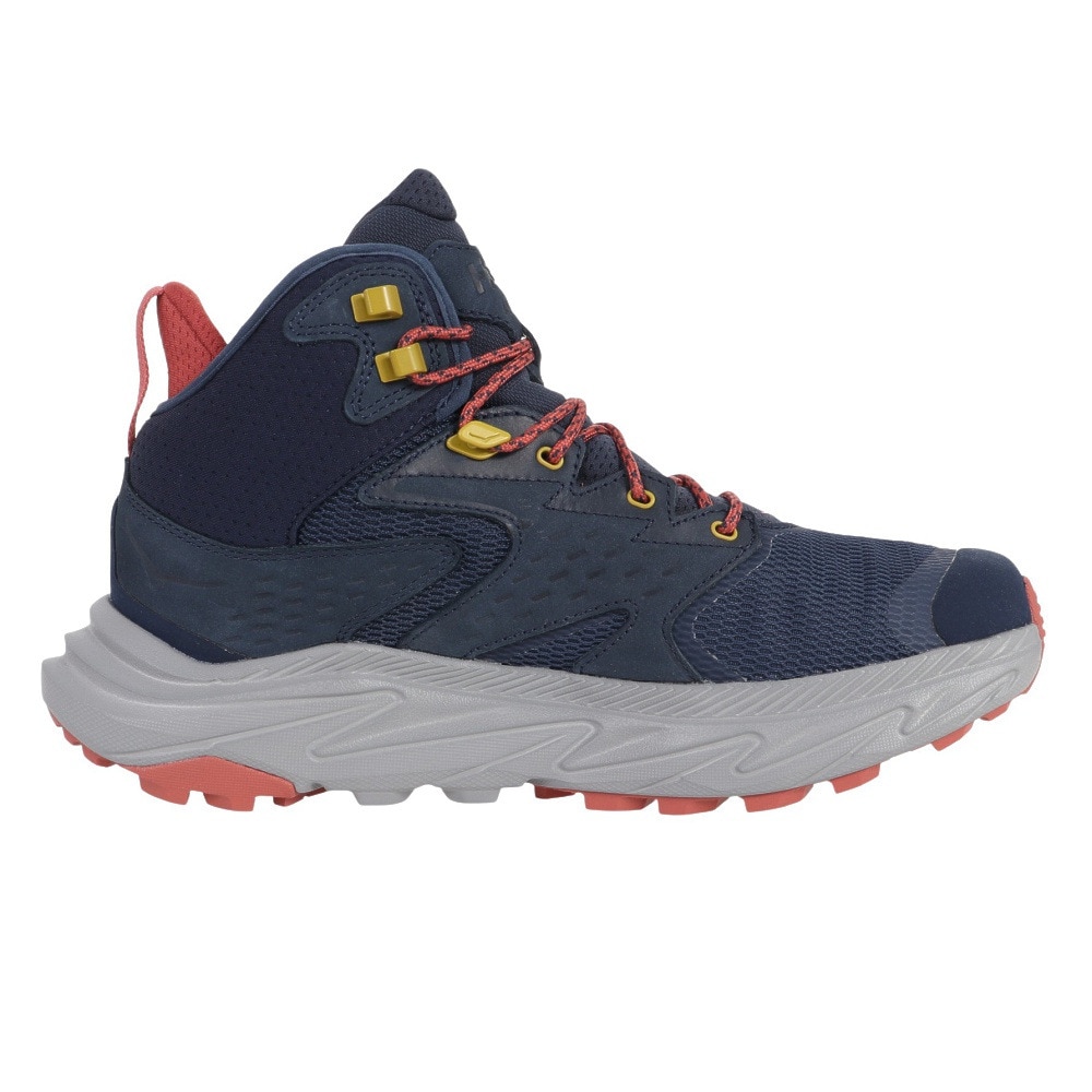 ホカ（HOKA）（メンズ）ゴアテックス トレッキングシューズ ミドルカット 登山靴 アナカパ 2 ミッド GTX 1141633-OSGR ネイビー
