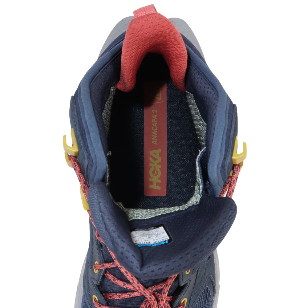 ホカ（HOKA）（メンズ）ゴアテックス トレッキングシューズ ミドルカット 登山靴 アナカパ 2 ミッド GTX 1141633-OSGR ネイビー