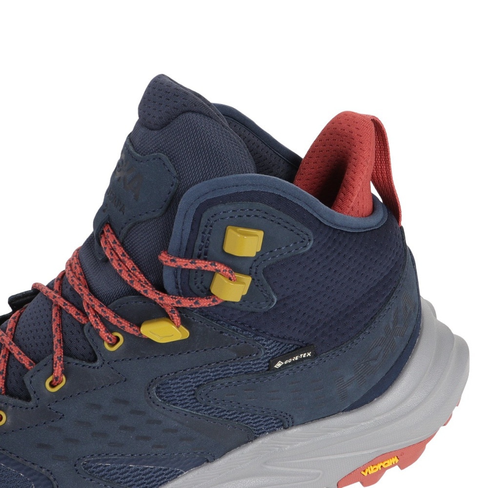 ホカ（HOKA）（メンズ）ゴアテックス トレッキングシューズ ミドルカット 登山靴 アナカパ 2 ミッド GTX 1141633-OSGR ネイビー