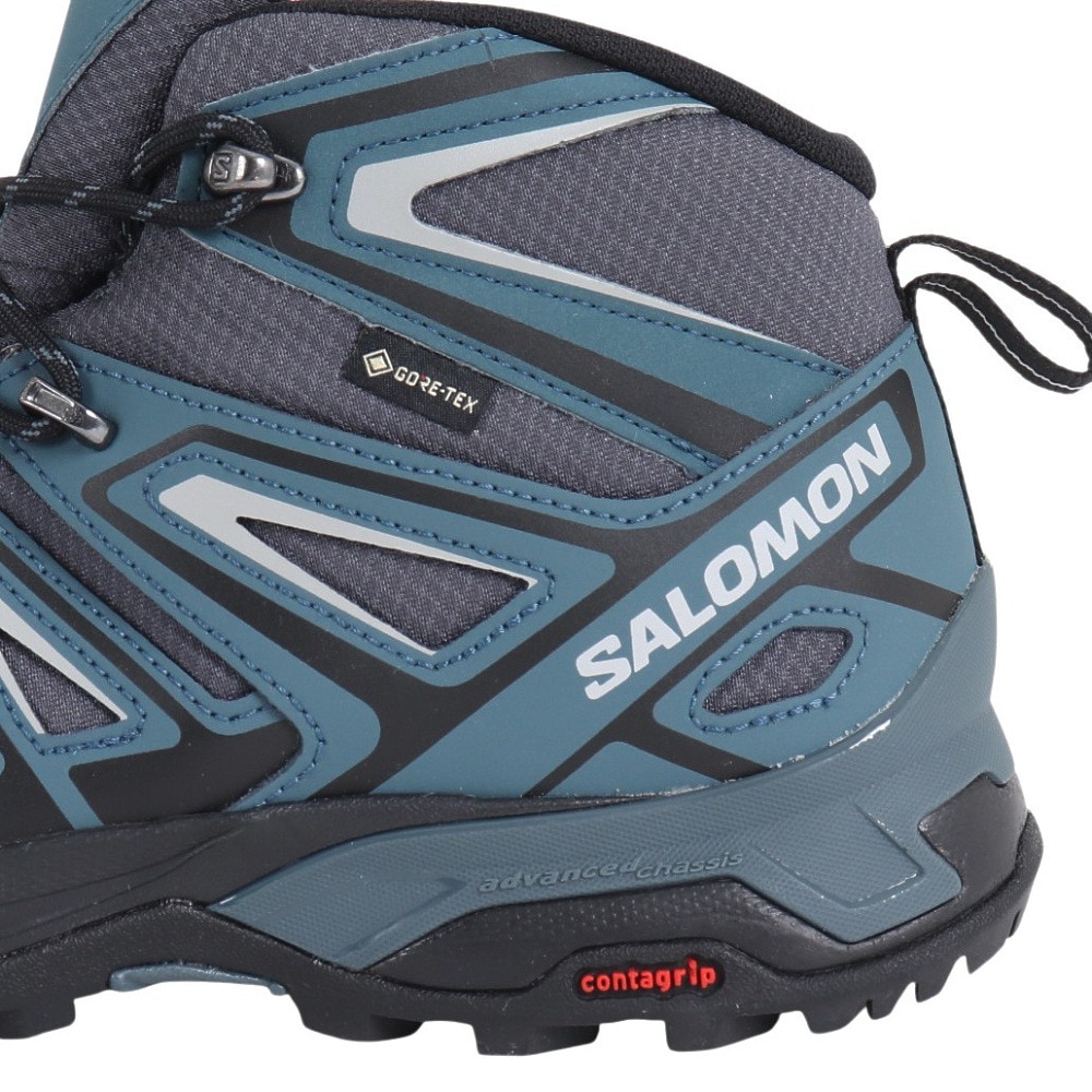 サロモン（SALOMON）（メンズ）トレッキングシューズ 登山靴 X ウルトラパイオニア ミッド GORE-TEX L47196400 グレー