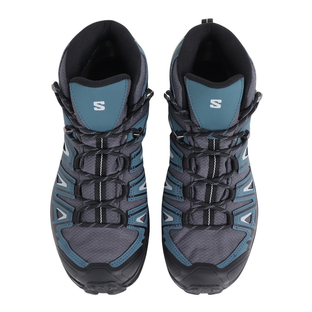 サロモン（SALOMON）（メンズ）トレッキングシューズ 登山靴 X ウルトラパイオニア ミッド GORE-TEX L47196400 グレー