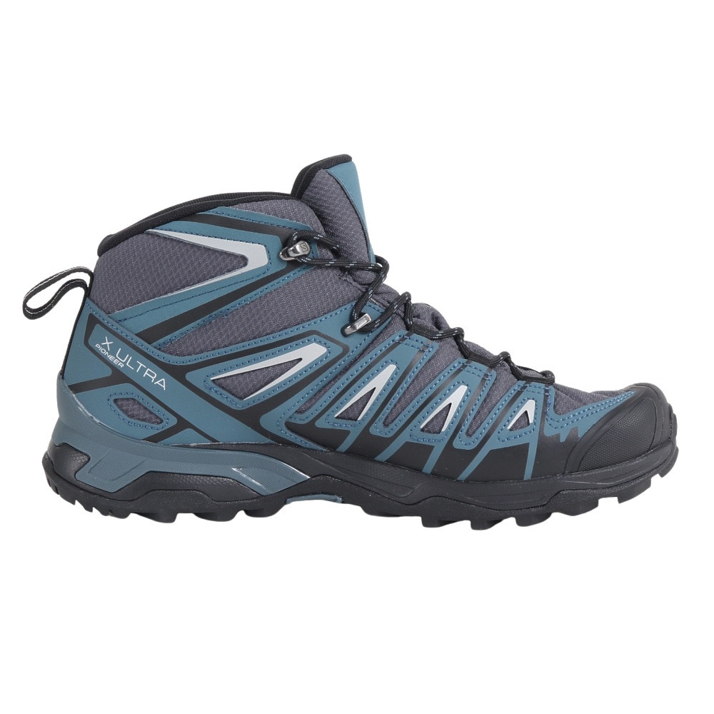 サロモン（SALOMON）（メンズ）トレッキングシューズ 登山靴 X ウルトラパイオニア ミッド GORE-TEX L47196400 グレー