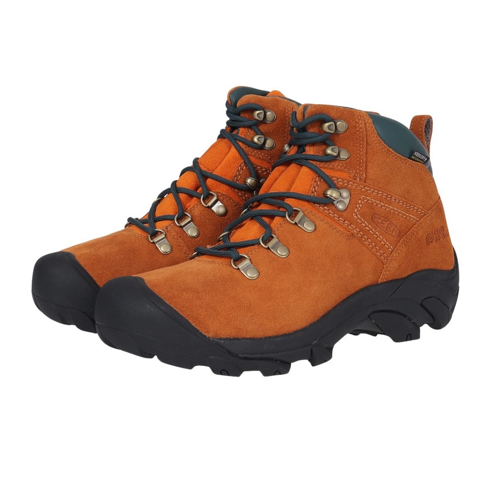 キーン（KEEN）（メンズ）トレッキングシューズ ハイカット 登山靴 ピレニーズ KEEN x Leave No Trace 1027703 キャメル シューレース付