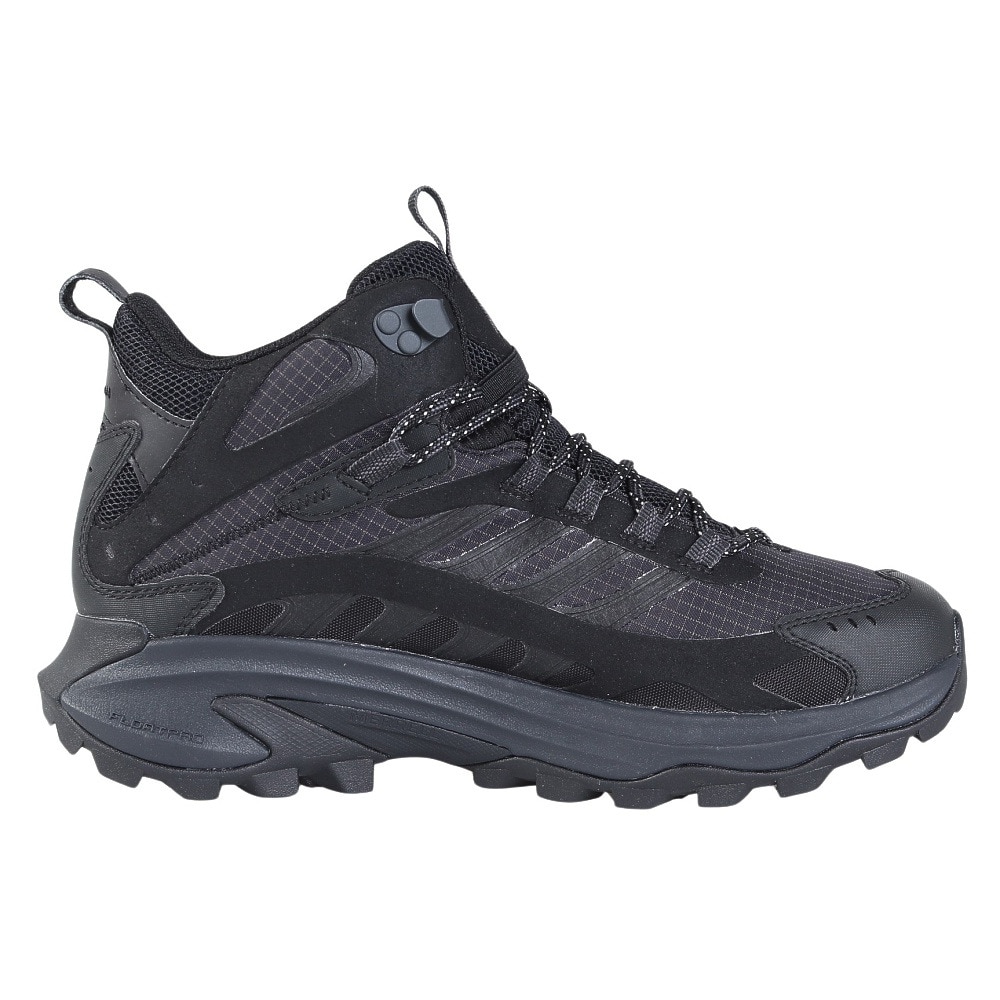 メレル（MERRELL）（メンズ）ゴアテックス トレッキングシューズ ハイカット 登山靴 モアブ スピード 2 ミッド 037501 BLACK
