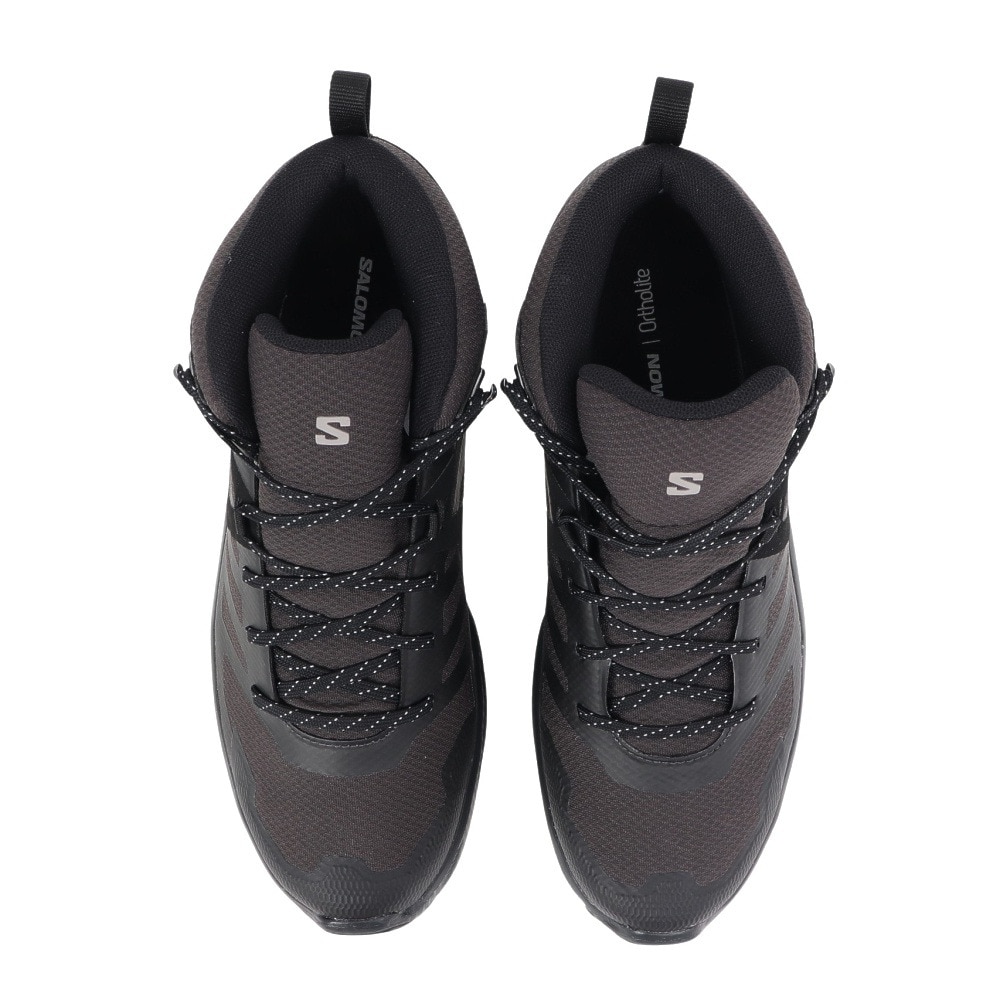 サロモン（SALOMON）（メンズ）トレッキングシューズ ハイカット 登山靴 EXEO MID GTX L47523600 ブラック