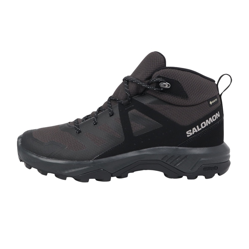 サロモン（SALOMON）（メンズ）トレッキングシューズ ハイカット 登山靴 EXEO MID GTX L47523600 ブラック