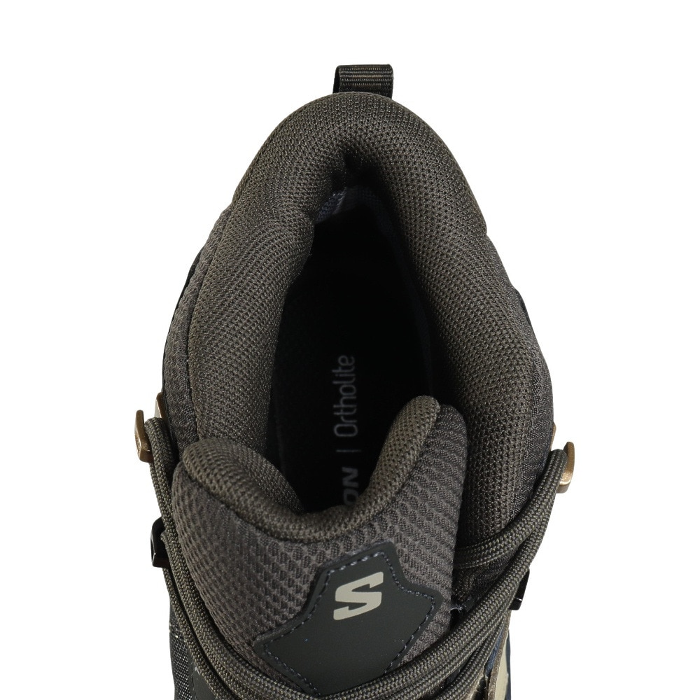 サロモン（SALOMON）（メンズ）トレッキングシューズ ハイカット 登山靴 X ULTRA 5 MID GORE-TEX L47754300 カーキ