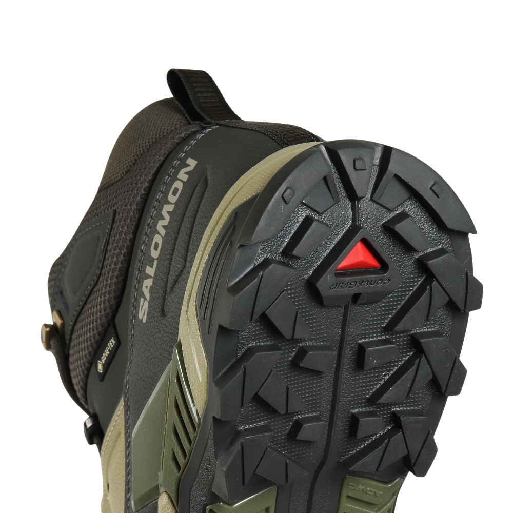 サロモン（SALOMON）（メンズ）トレッキングシューズ ハイカット 登山靴 X ULTRA 5 MID GORE-TEX L47754300 カーキ