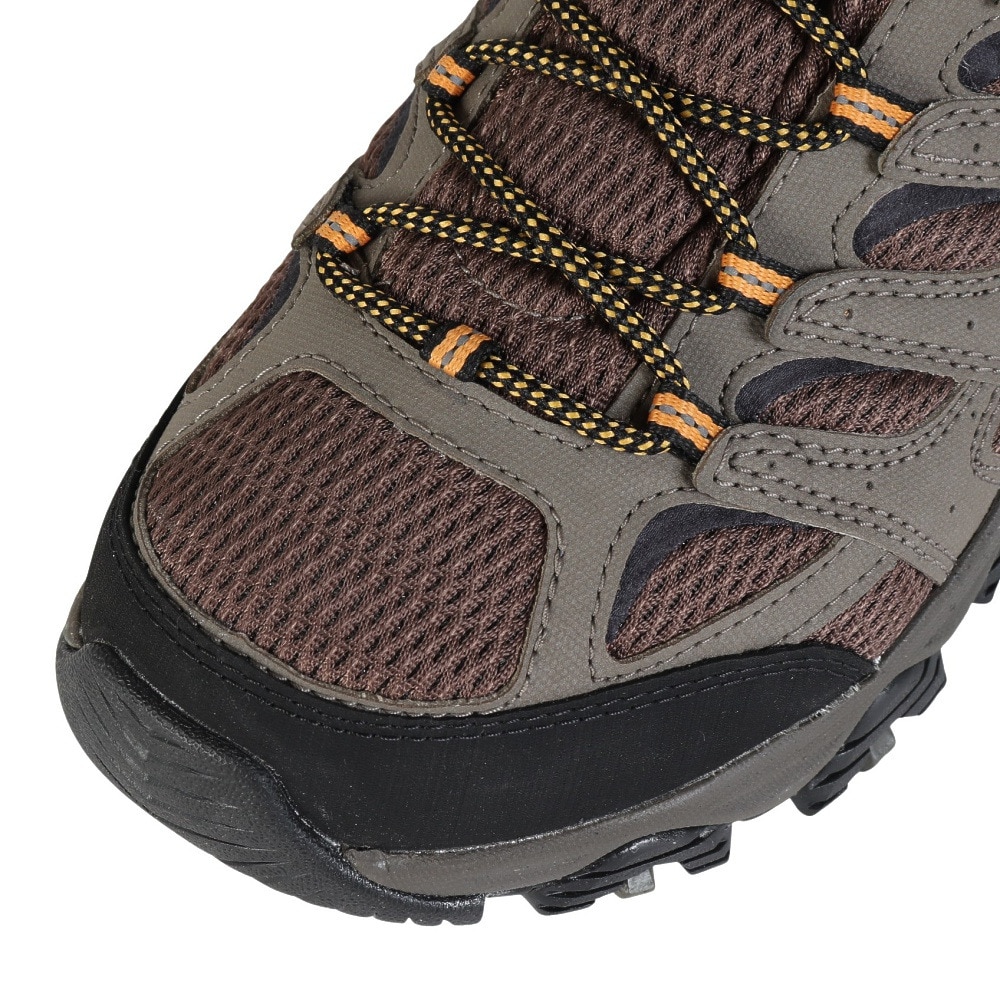 メレル（MERRELL）（メンズ）トレッキングシューズ ハイカット 登山靴 モアブ 3 シンセティック ミッド ゴアテックス ワイド 500639W WALNUT サンドベージュ