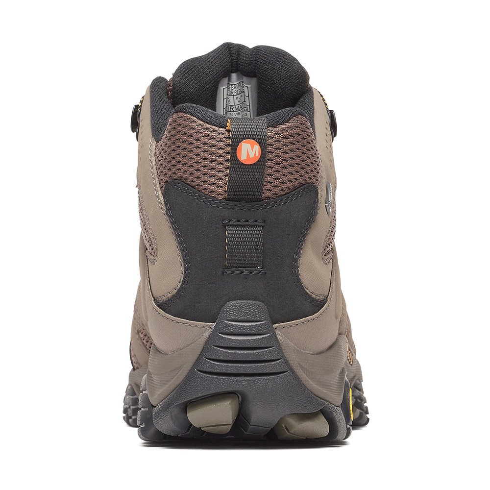 メレル（MERRELL）（メンズ）トレッキングシューズ ハイカット 登山靴 モアブ 3 シンセティック ミッド ゴアテックス ワイド 500639W WALNUT サンドベージュ