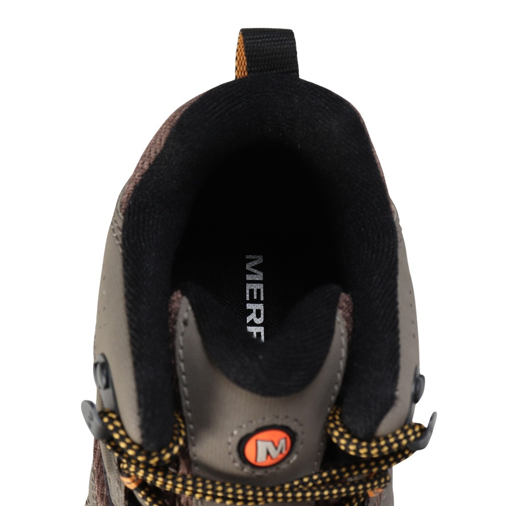 メレル（MERRELL）（メンズ）トレッキングシューズ ハイカット 登山靴 モアブ 3 シンセティック ミッド ゴアテックス ワイド 500639W WALNUT サンドベージュ