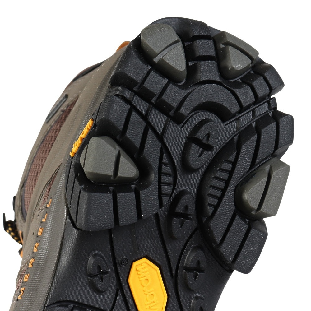 メレル（MERRELL）（メンズ）トレッキングシューズ ハイカット 登山靴 モアブ 3 シンセティック ミッド ゴアテックス ワイド 500639W WALNUT サンドベージュ