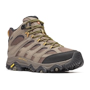 (メンズ)トレッキングシューズ ハイカット 登山靴 モアブ 3 シンセティック ミッド ゴアテックス ワイド 500639W WALNUT サンドベージュ