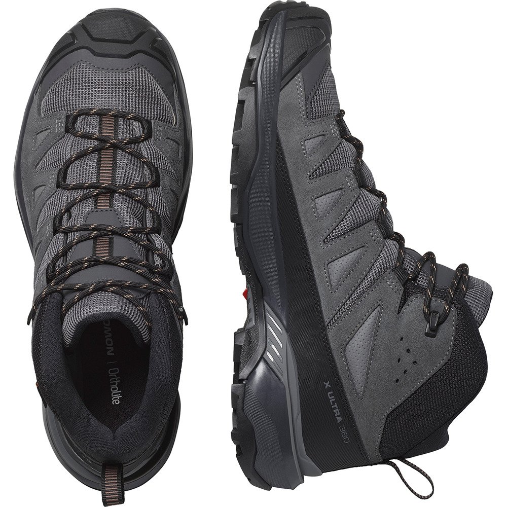 サロモン（SALOMON）（メンズ）ハイキングシューズ ハイカット 登山靴 X ULTRA 360 LEATHER MID GORE-TEX L47570800