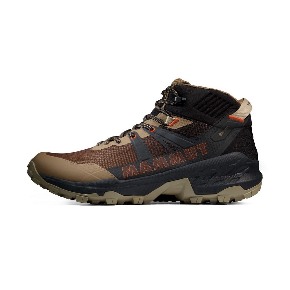 マムート（MAMMUT）（メンズ）トレッキングシューズ ハイカット 登山靴 サーティグ 2 ミッド ゴアテックス 3030-04830-00732 ブラック×ブラウン