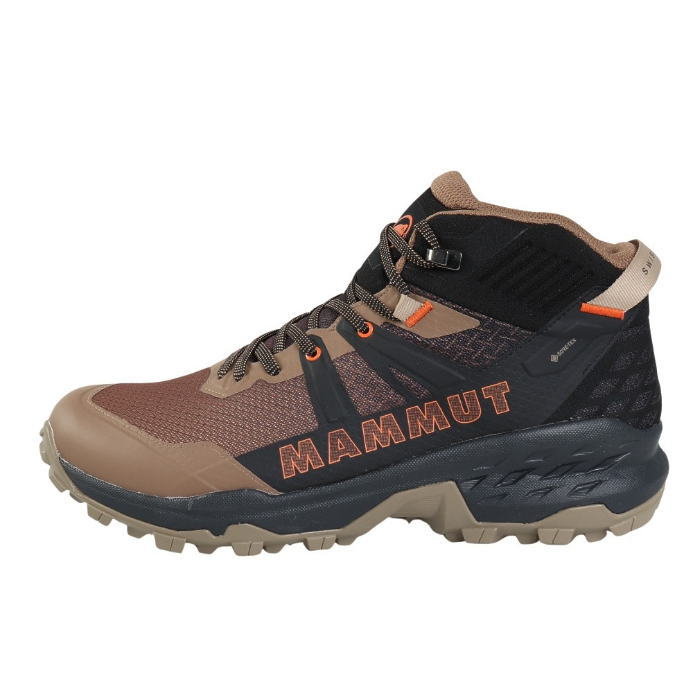マムート（MAMMUT）（メンズ）トレッキングシューズ ハイカット 登山靴 サーティグ 2 ミッド ゴアテックス 3030-04830-00732 ブラック×ブラウン