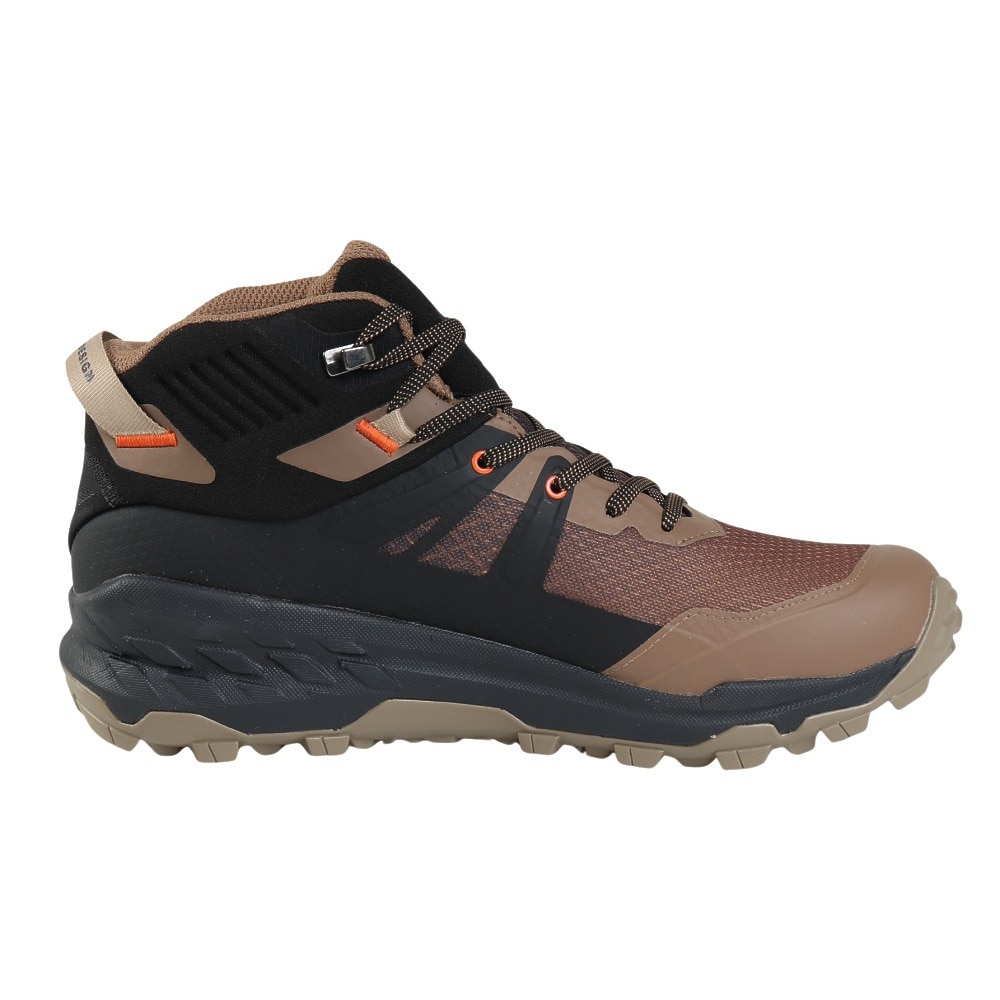 マムート（MAMMUT）（メンズ）トレッキングシューズ ハイカット 登山靴 サーティグ 2 ミッド ゴアテックス 3030-04830-00732 ブラック×ブラウン