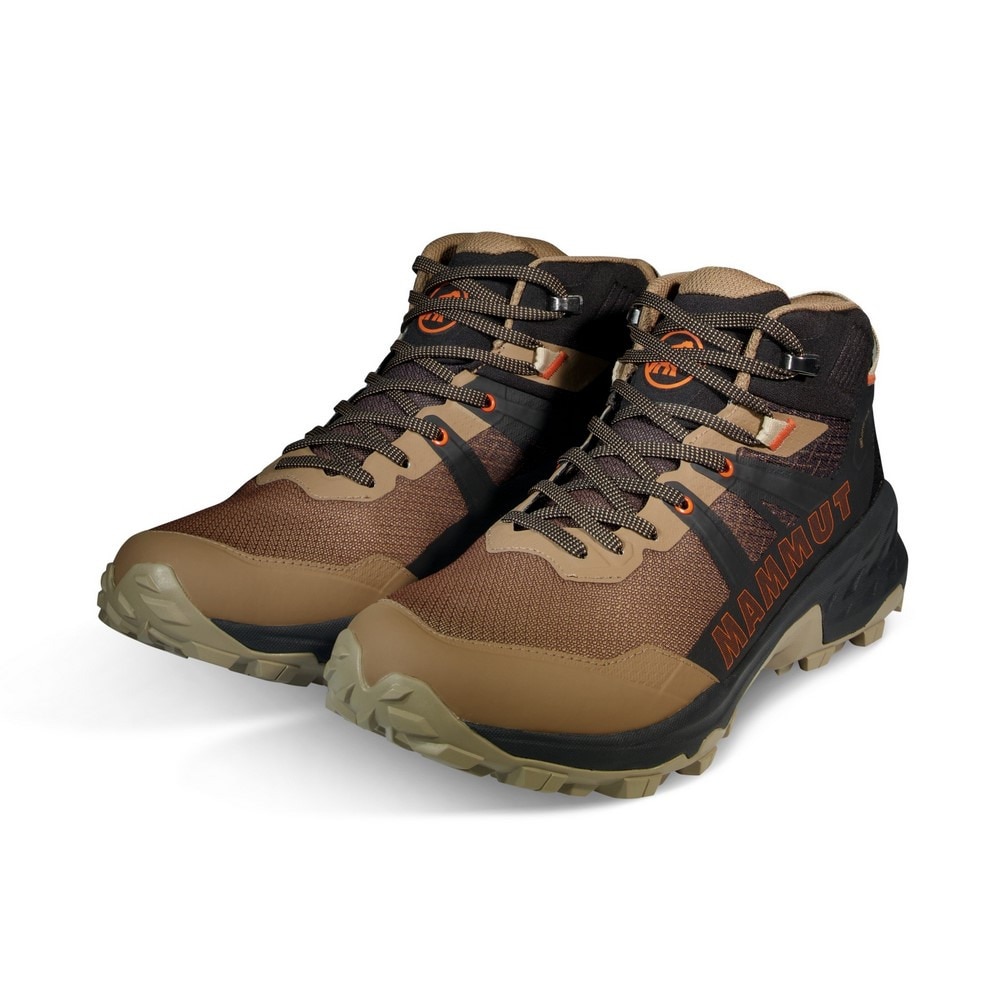 マムート（MAMMUT）（メンズ）トレッキングシューズ ハイカット 登山靴 サーティグ 2 ミッド ゴアテックス 3030-04830-00732 ブラック×ブラウン
