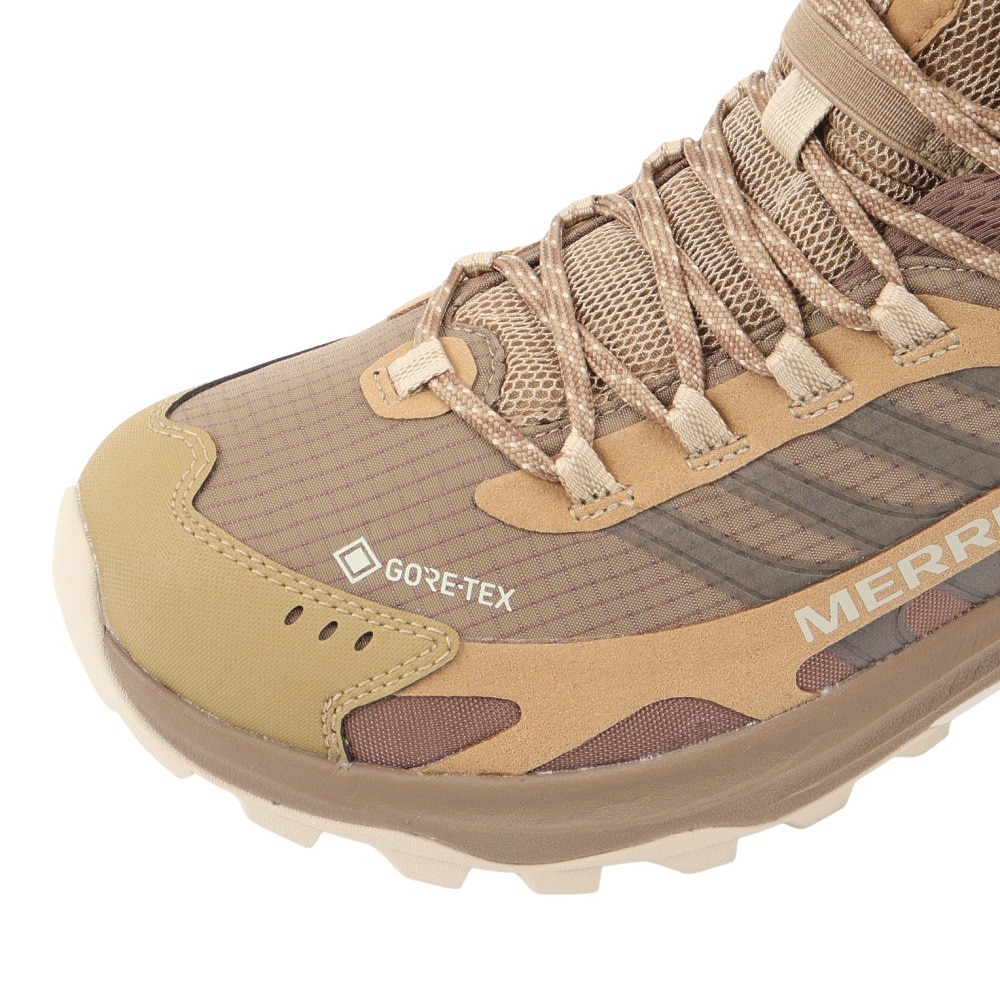 メレル（MERRELL）（メンズ）トレッキングシューズ ハイカット 登山靴 MOAB SPEED 2 MID GTX J037505 COYOTE
