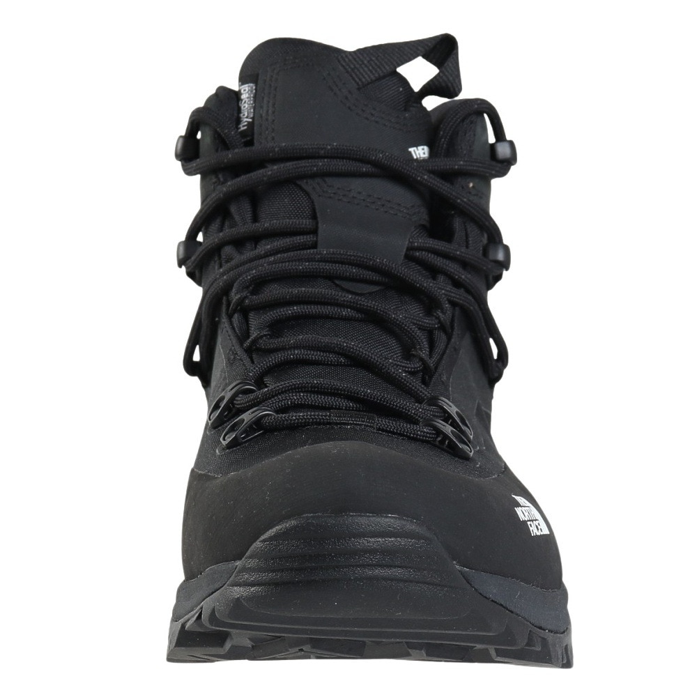 ザ・ノース・フェイス（THE NORTH FACE）（メンズ）トレッキングシューズ 登山靴 クレストン ハイク ミッド ウォータープルーフ NF52321 KK ブラック 防水