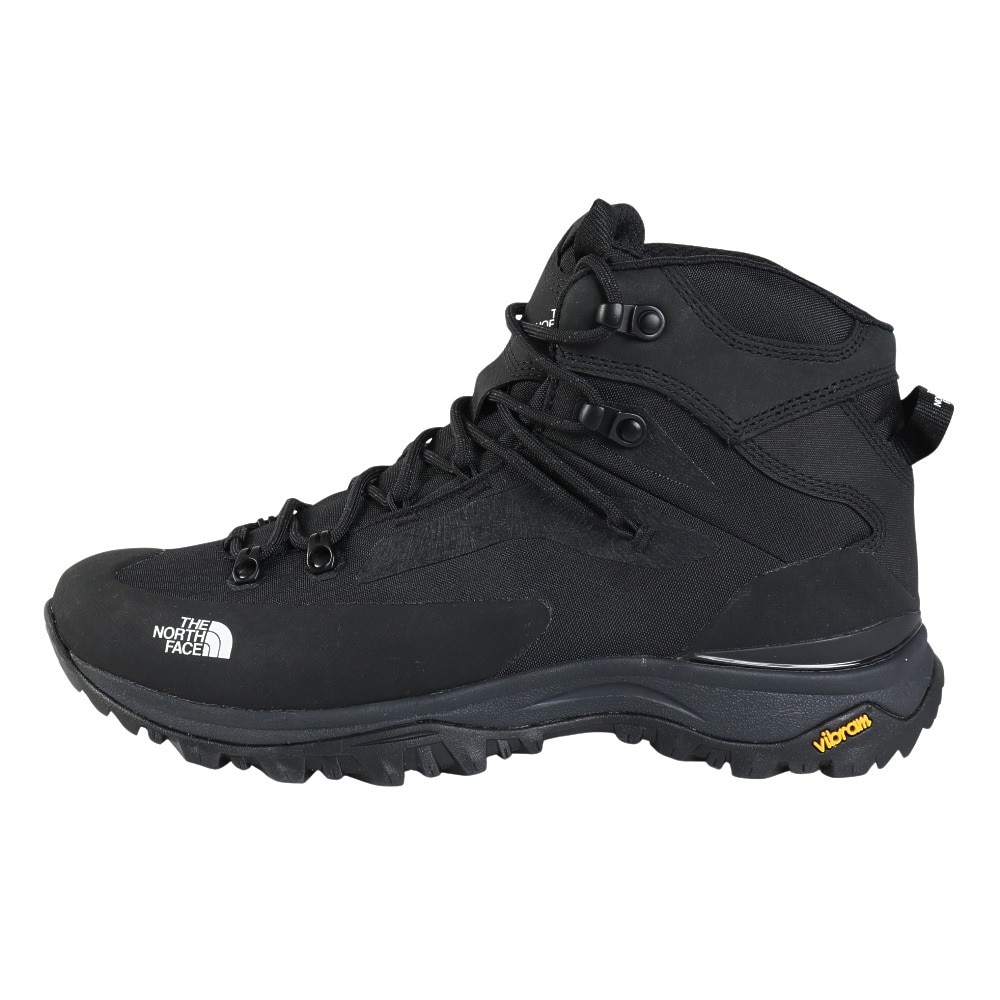 ザ・ノース・フェイス（THE NORTH FACE）（メンズ）トレッキングシューズ 登山靴 クレストン ハイク ミッド ウォータープルーフ NF52321 KK ブラック 防水