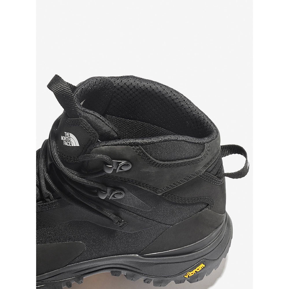 ノースフェイス（THE NORTH FACE）（メンズ）トレッキングシューズ ハイカット 登山靴 クレストン ハイク ミッド ウォータープルーフ NF52321 KK ブラック 防水
