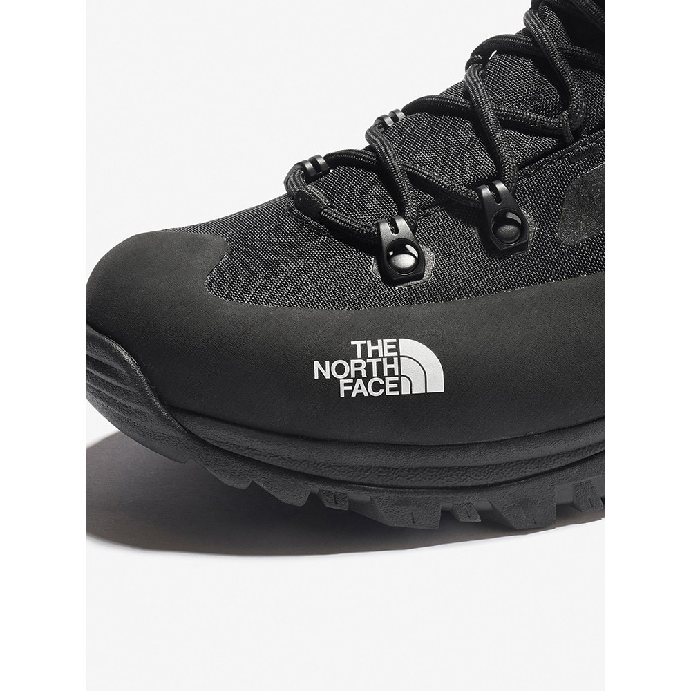 ノースフェイス（THE NORTH FACE）（メンズ）トレッキングシューズ ハイカット 登山靴 クレストン ハイク ミッド ウォータープルーフ NF52321 KK ブラック 防水