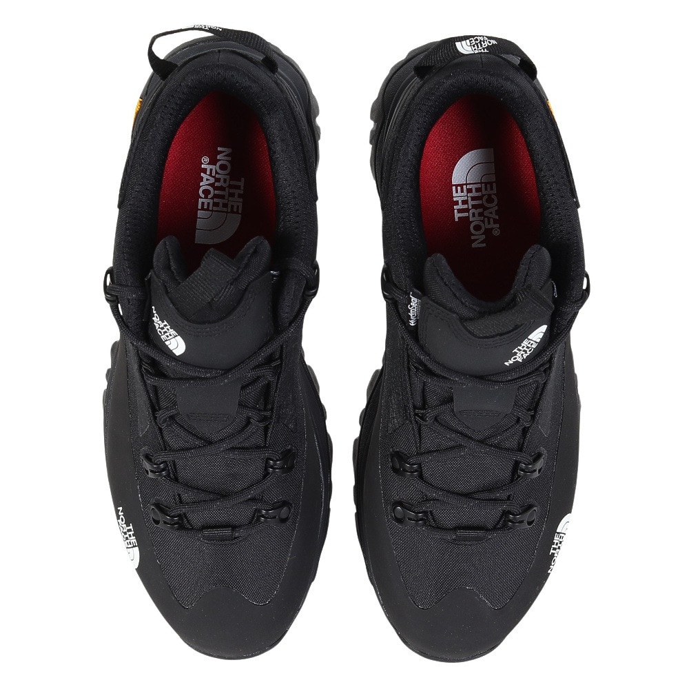 ザ・ノース・フェイス（THE NORTH FACE）（メンズ）トレッキングシューズ 登山靴 クレストン ハイク ウォータープルーフ NF52410 KK ブラック 防水