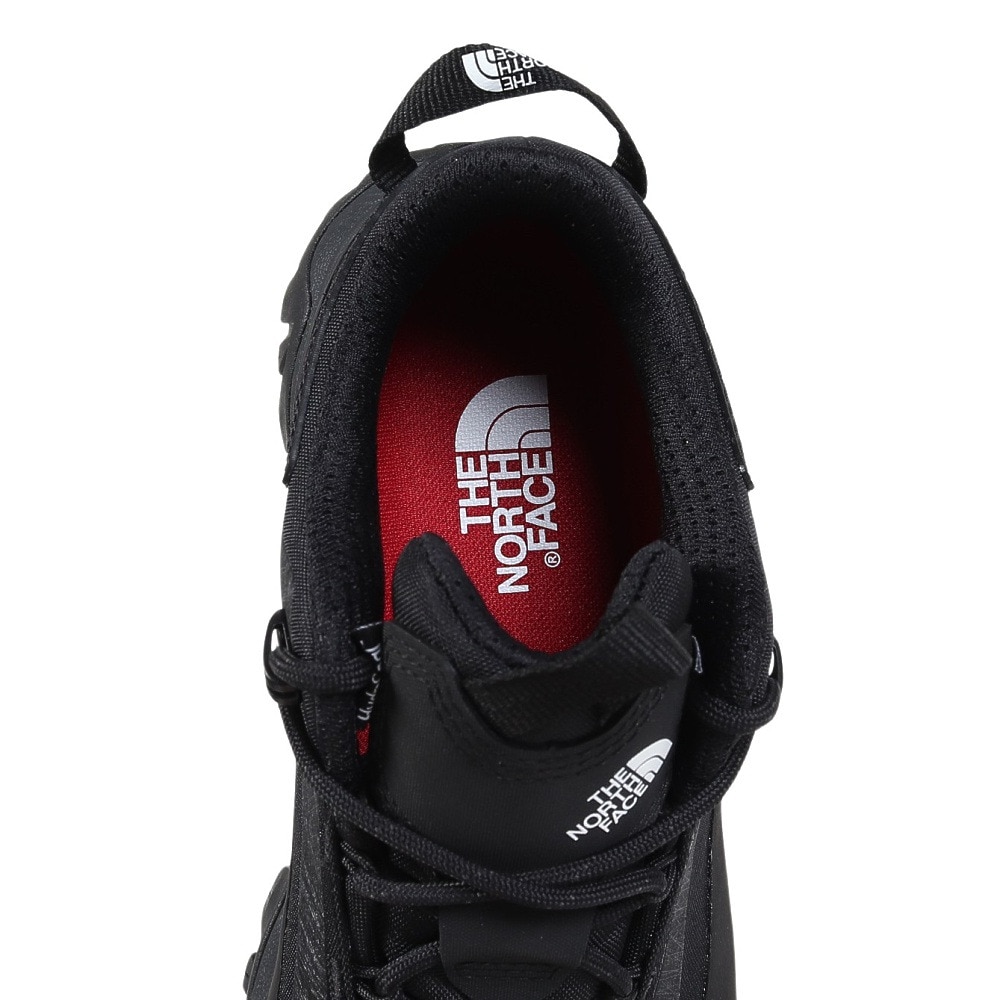 ザ・ノース・フェイス（THE NORTH FACE）（メンズ）トレッキングシューズ 登山靴 クレストン ハイク ウォータープルーフ NF52410 KK ブラック 防水