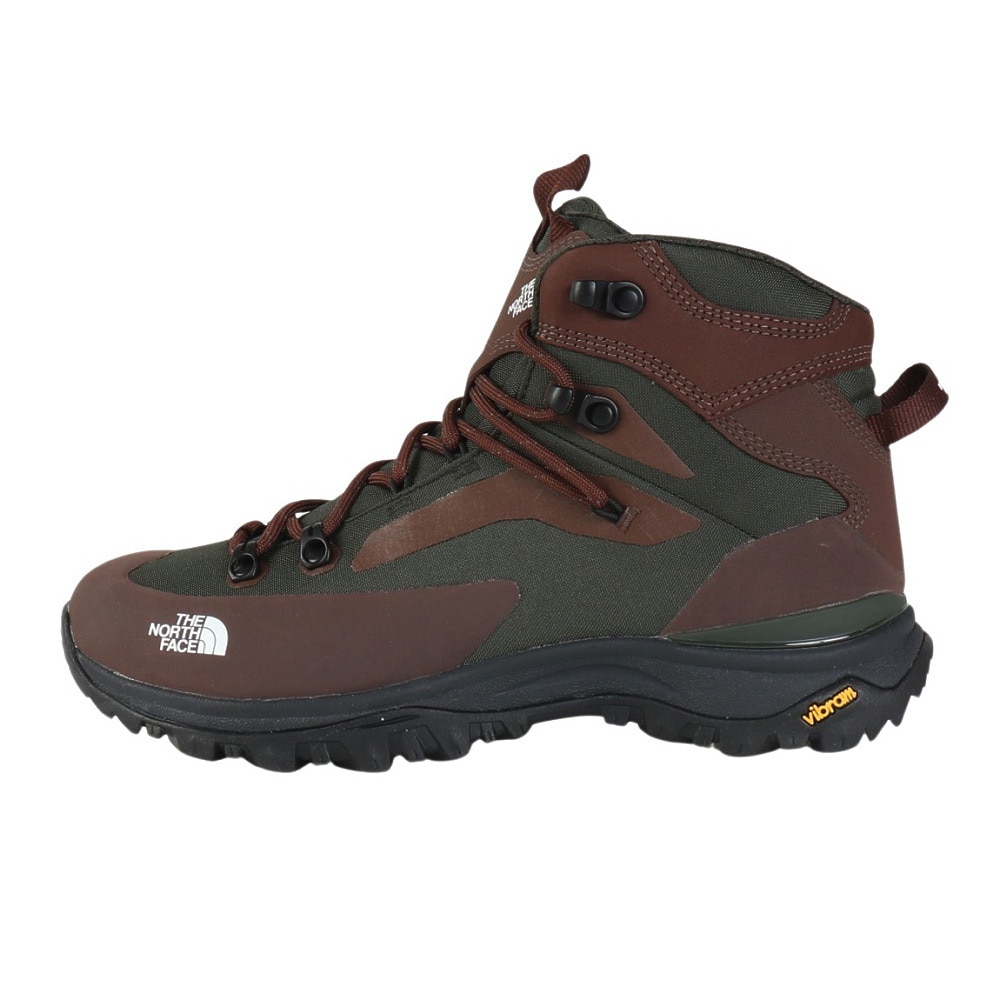 ザ・ノース・フェイス（THE NORTH FACE）（メンズ）トレッキングシューズ 登山靴 クレストン ハイク ミッド ウォータープルーフ NF52321 DK ダークグリーン 防水