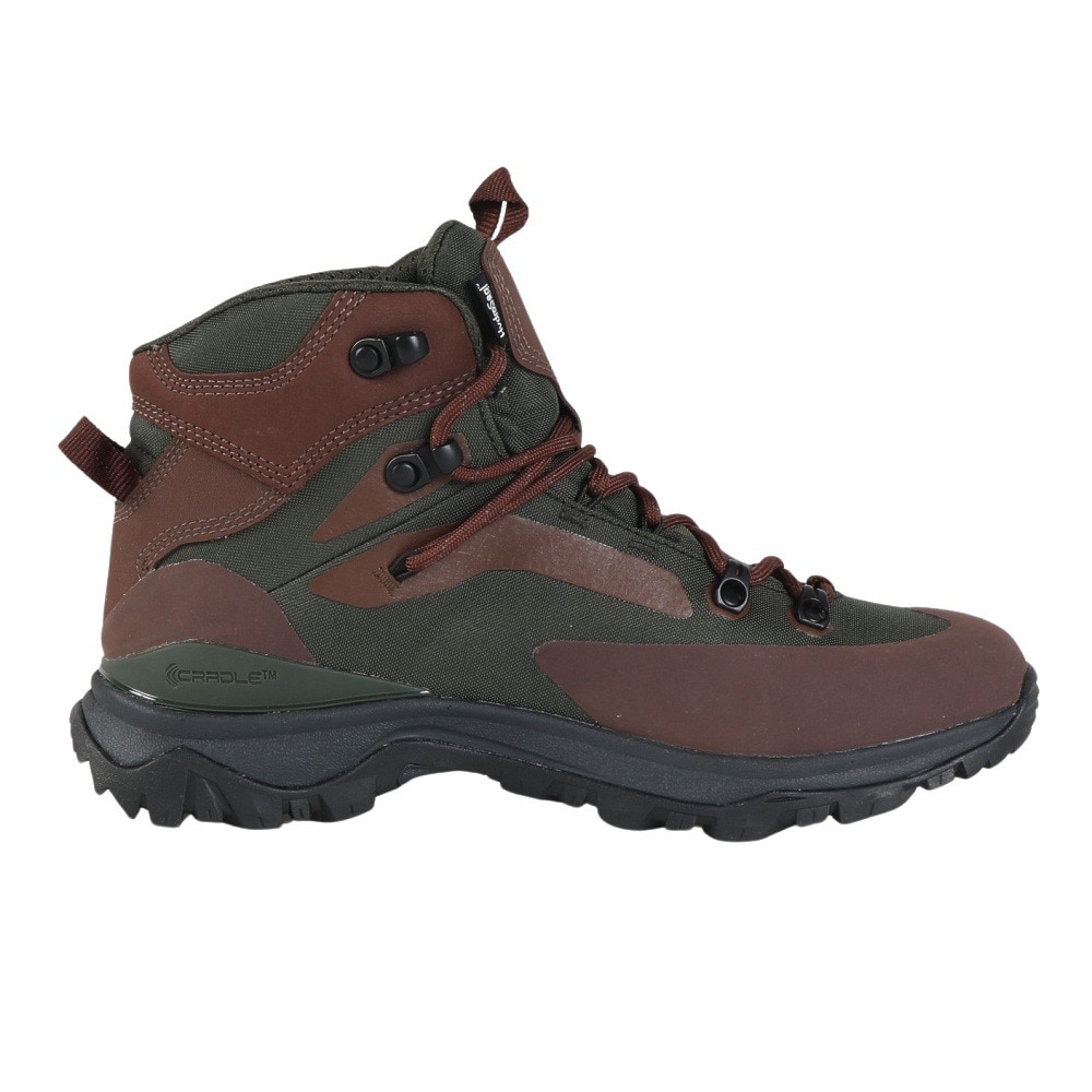 ザ・ノース・フェイス（THE NORTH FACE）（メンズ）トレッキングシューズ 登山靴 クレストン ハイク ミッド ウォータープルーフ NF52321 DK ダークグリーン 防水