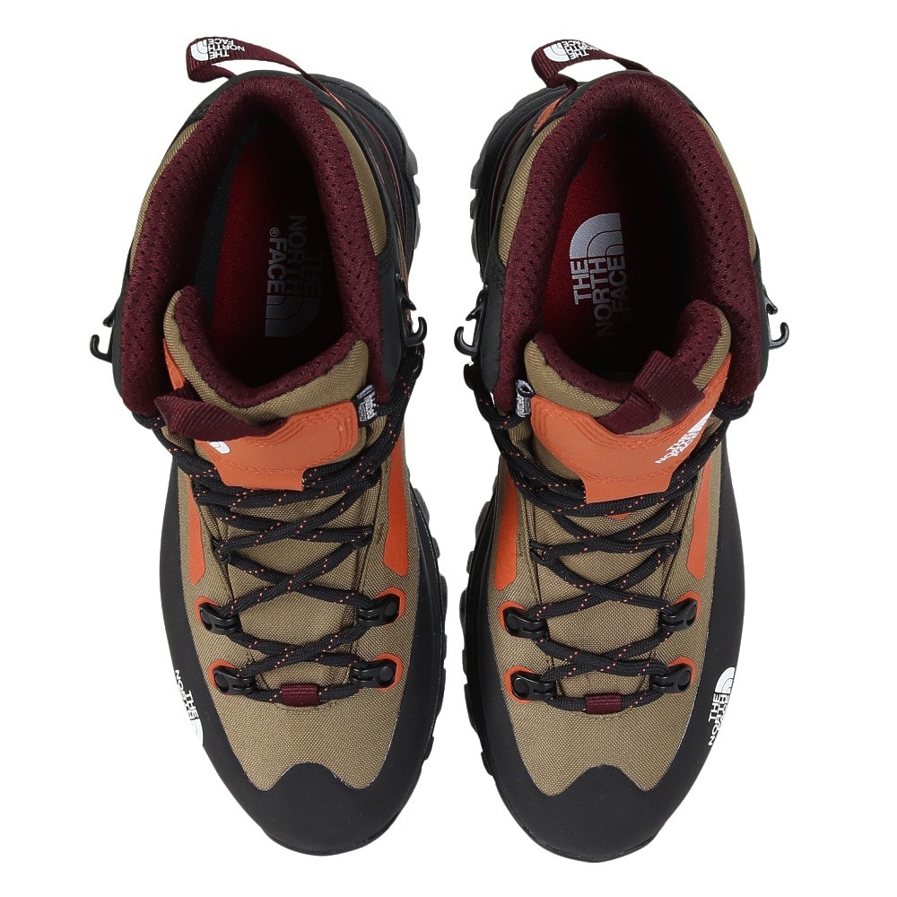 ザ・ノース・フェイス（THE NORTH FACE）（メンズ）トレッキングシューズ 登山靴 クレストン ハイク ミッド ウォータープルーフ NF52321 FK カーキ 防水