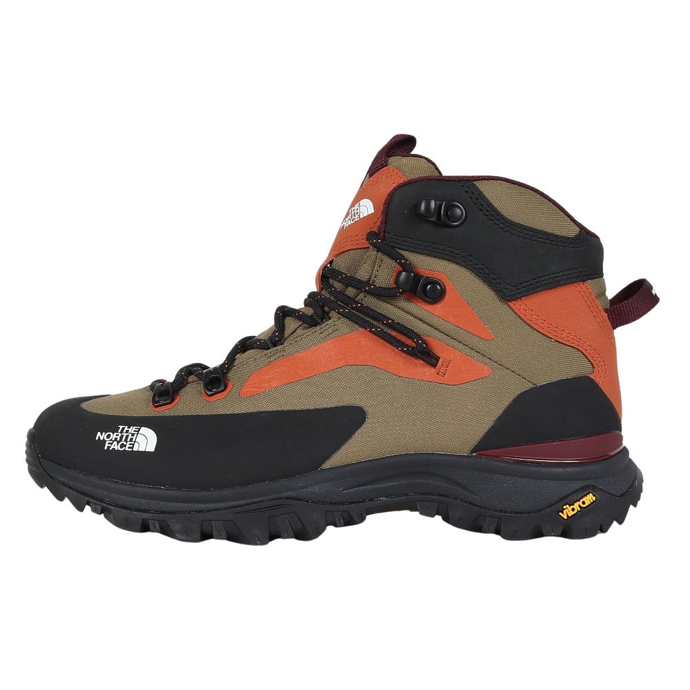 ザ・ノース・フェイス（THE NORTH FACE）（メンズ）トレッキングシューズ 登山靴 クレストン ハイク ミッド ウォータープルーフ NF52321 FK カーキ 防水