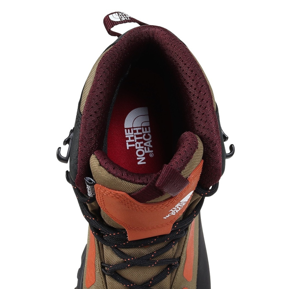 ザ・ノース・フェイス（THE NORTH FACE）（メンズ）トレッキングシューズ 登山靴 クレストン ハイク ミッド ウォータープルーフ NF52321 FK カーキ 防水