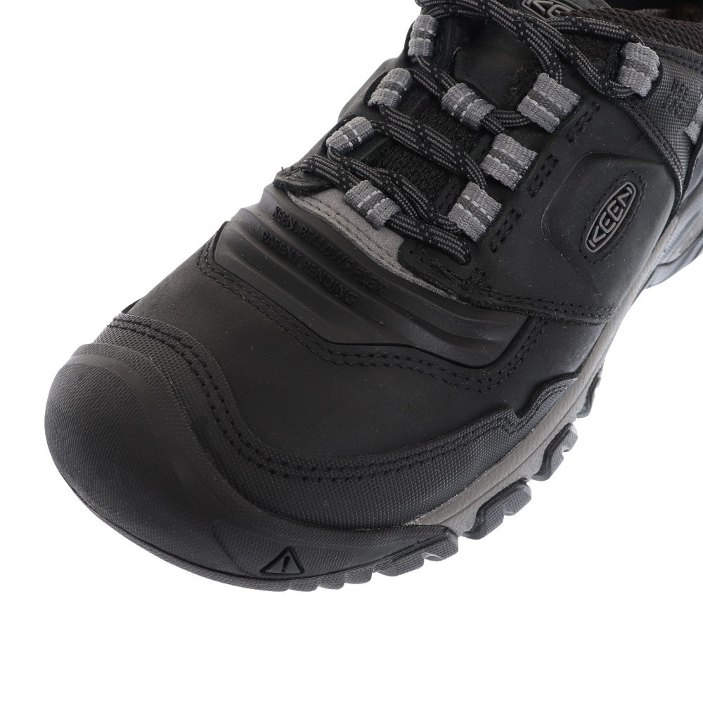 キーン（KEEN）（メンズ）リッジフレックスウォータープルーフ ブラックマグネット1024916 防水ハイキングシューズ 登山靴 アウトドア キャンプ スポーツ 軽量