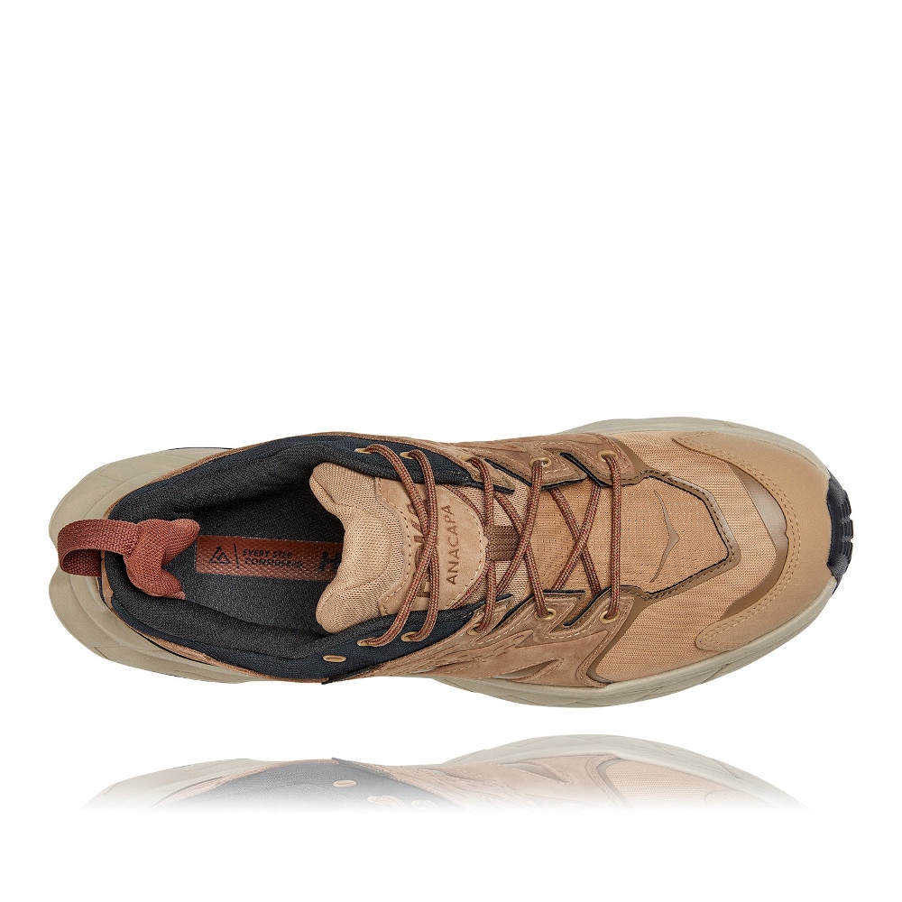 ホカ（HOKA）（メンズ）トレッキングシューズ ハイカット 登山靴 アナカパ LOWgTX 1122017-TEBC ブラウン ゴアテックス 防水